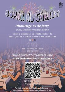 Sopar al Carrer - Juny 2025