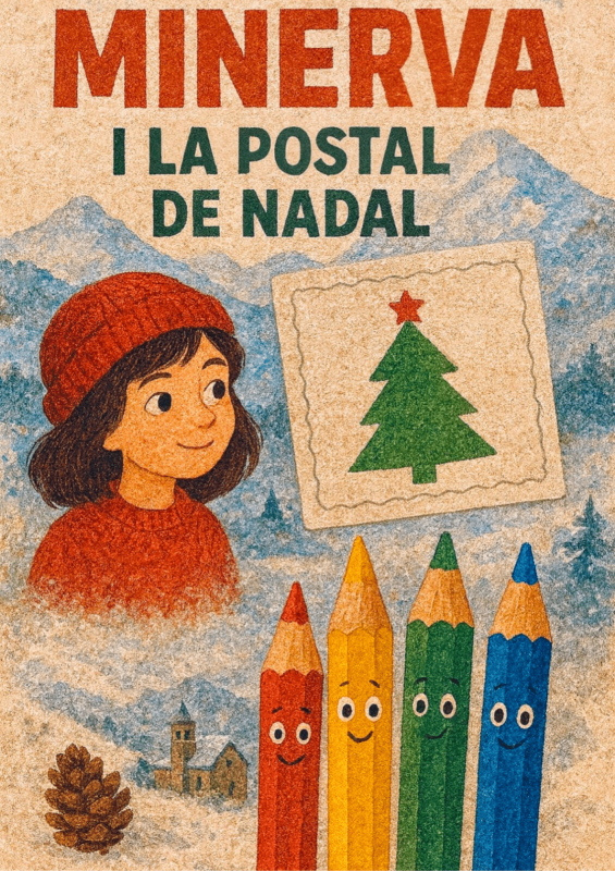 Minerva i la postal de Nadal