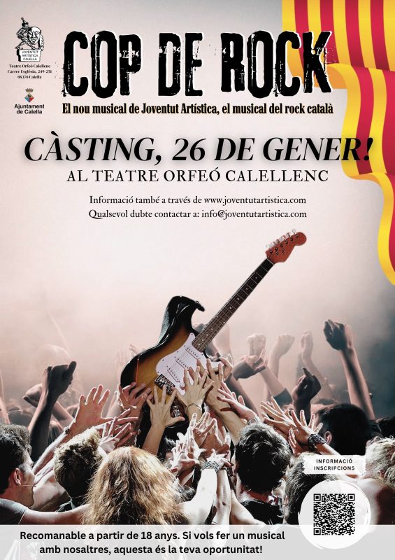 Cartell Càsting Cop de Rock